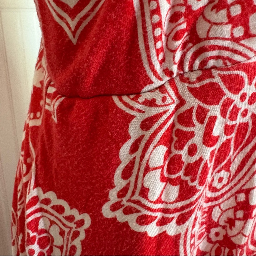 Agnes & Dora Red and White Scoop Neck Sundress size Large - Picture 4 of 9